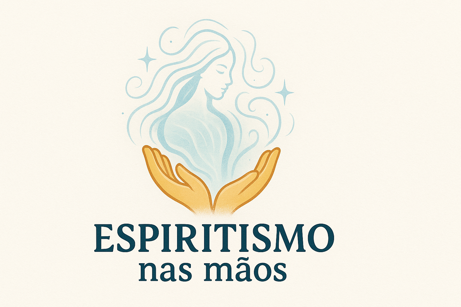 logo espiritismo nas maos